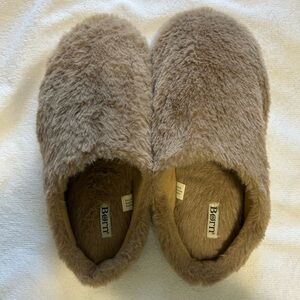 Born Plush Tan Slippers